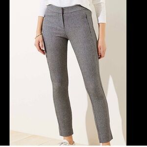 LOFT Speckled Skinny High Rise Ankle Pant Size 2 Regular
